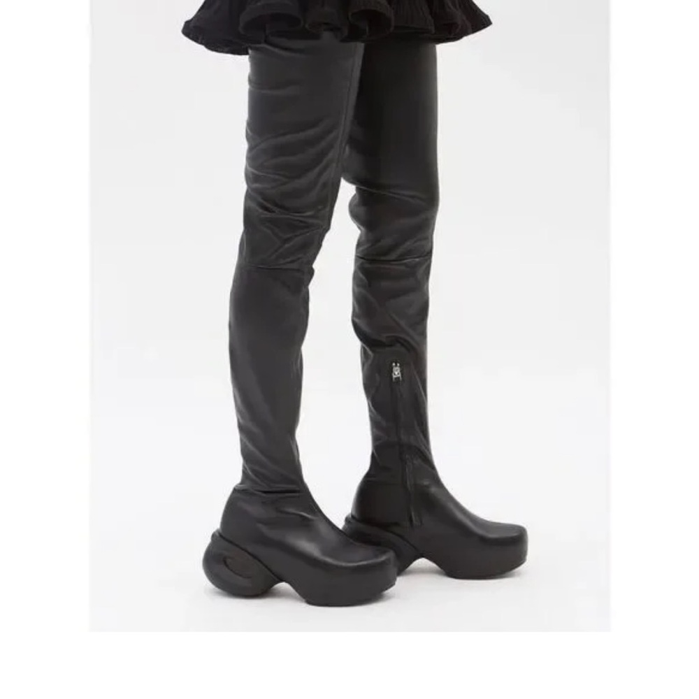 Givenchy lamp skin over the knee boots